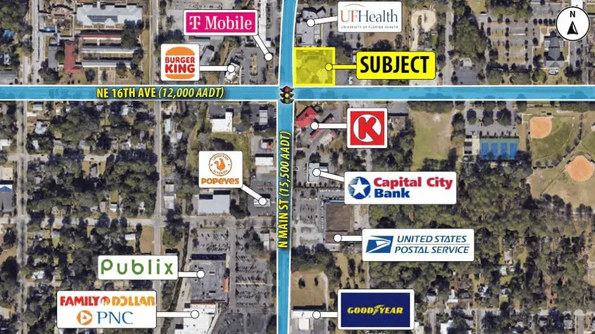 NEC of N Main St & NE 16th Ave