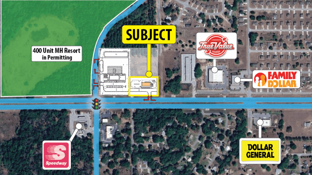 NEC of SR 50 & Mondon Hill Dr