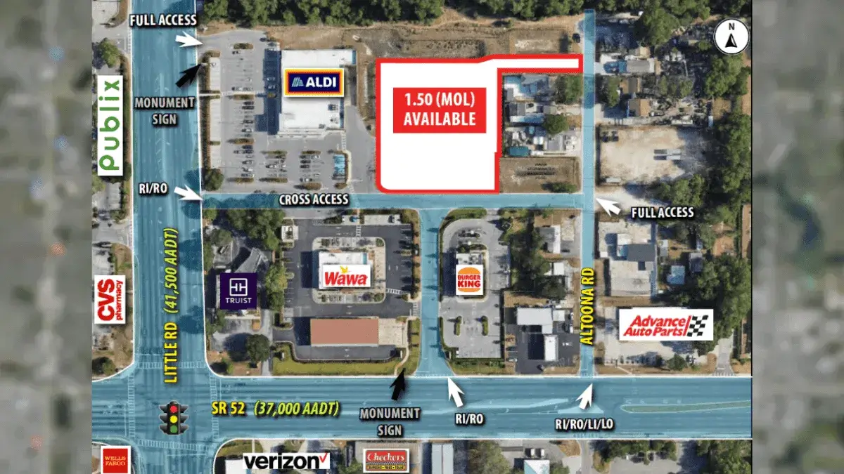 NEQ of SR 52 and Little Rd